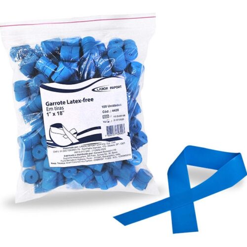 Garrote Látex-Free em Tiras Labor Import – 100 un.