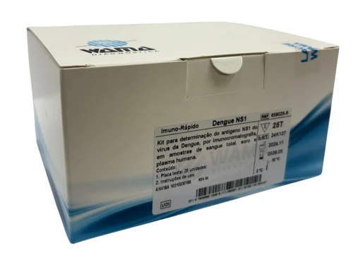 Teste Rápido Dengue NS1 Imuno-Rápido WAMA – 25 Testes